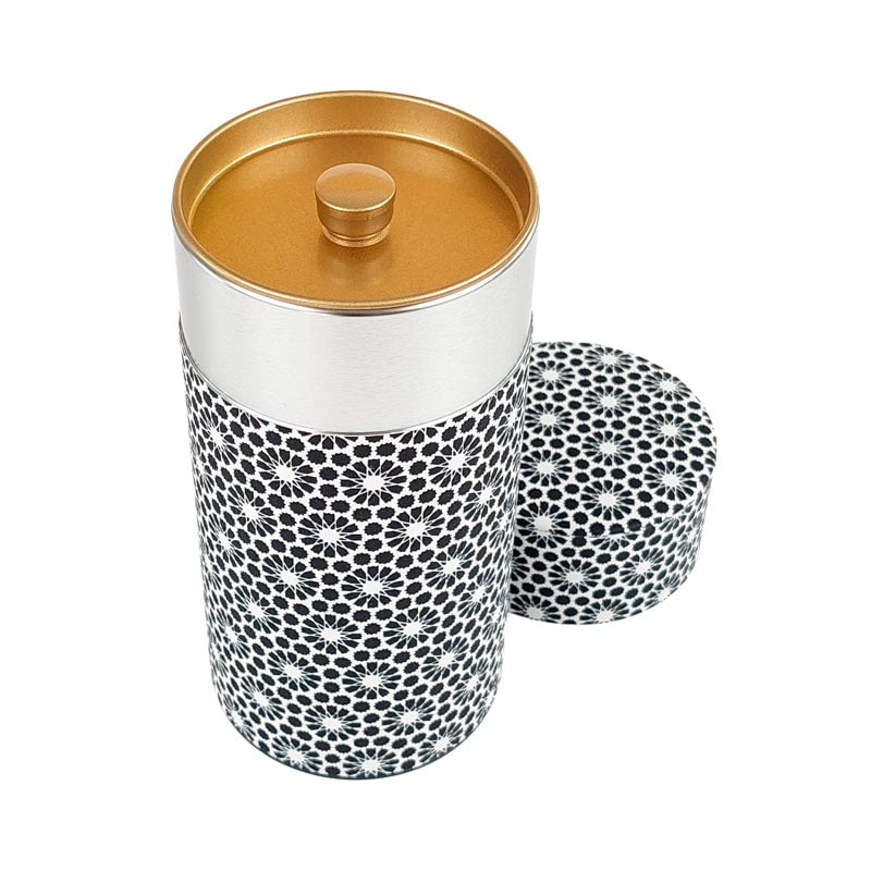 Japanische Teedose Washi Kiku