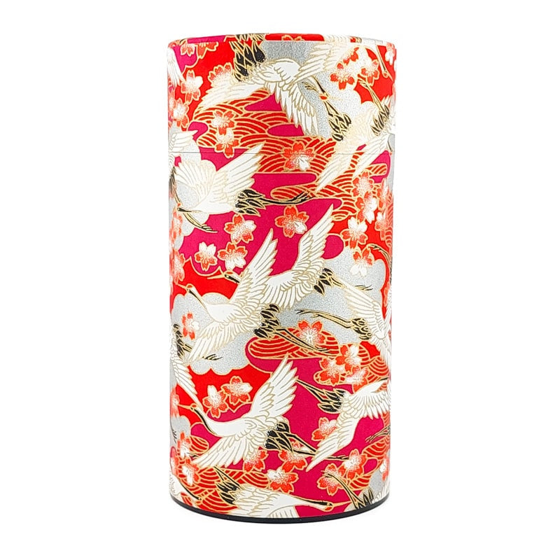 Japanische Teedose Washi Tsuru