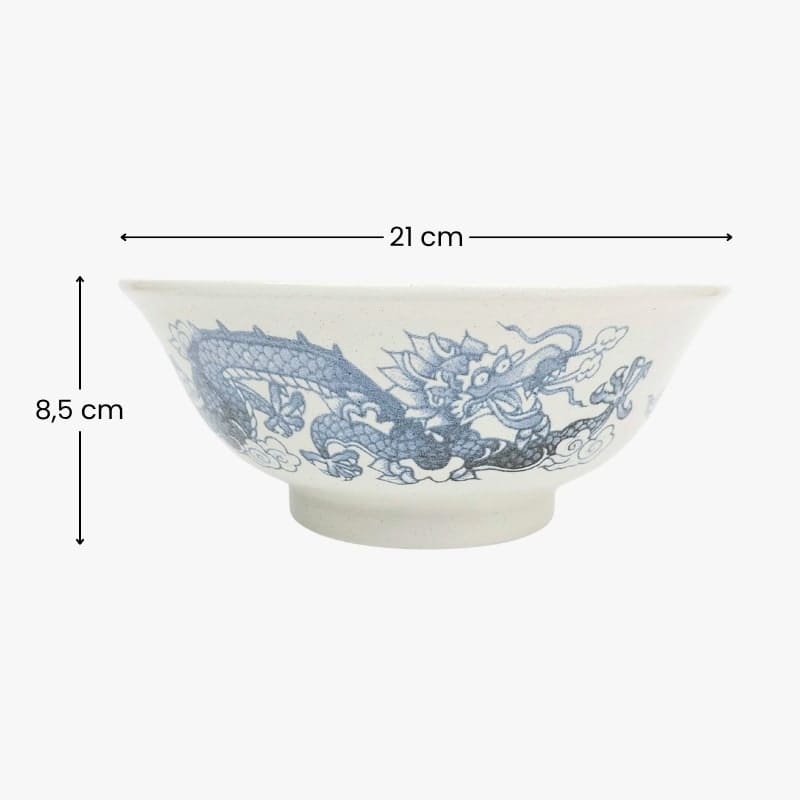 Japanische Ramenschale Weiß