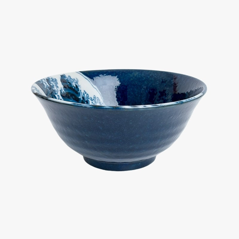 Japanische Schale Kanagawa Blau