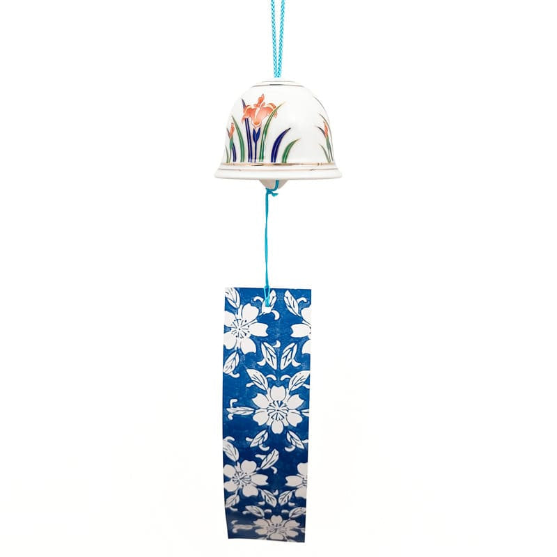 Glockenspiel Furin Japanisch Blume Iris