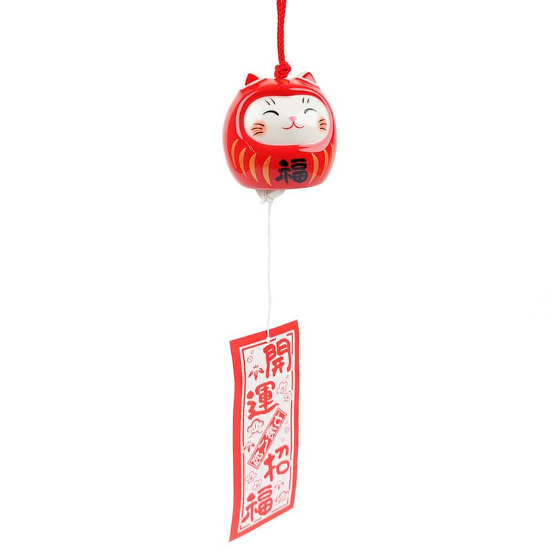 Windspiel Neko Daruma