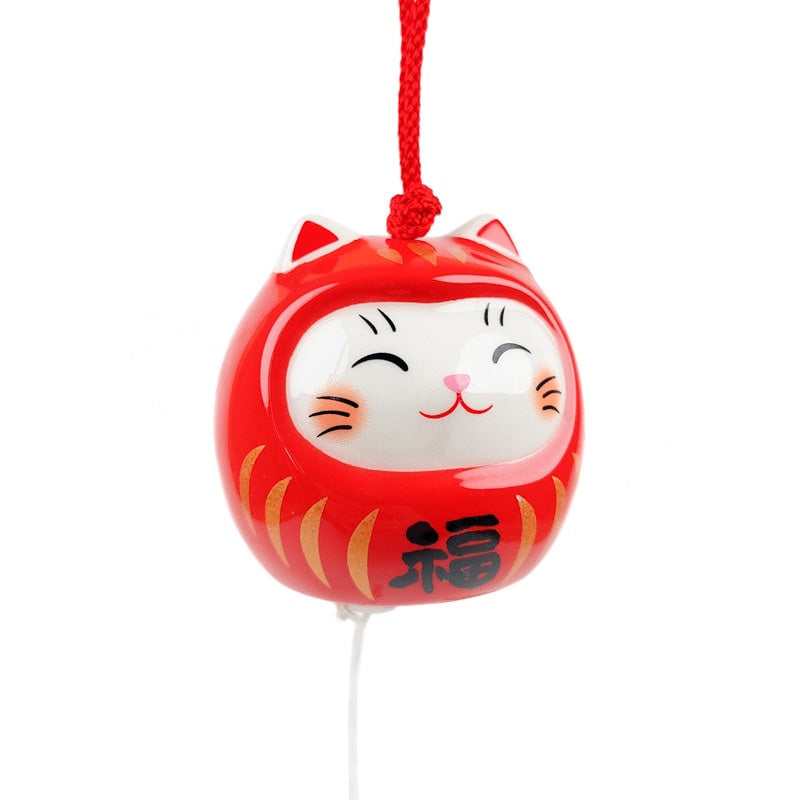 Windspiel Neko Daruma
