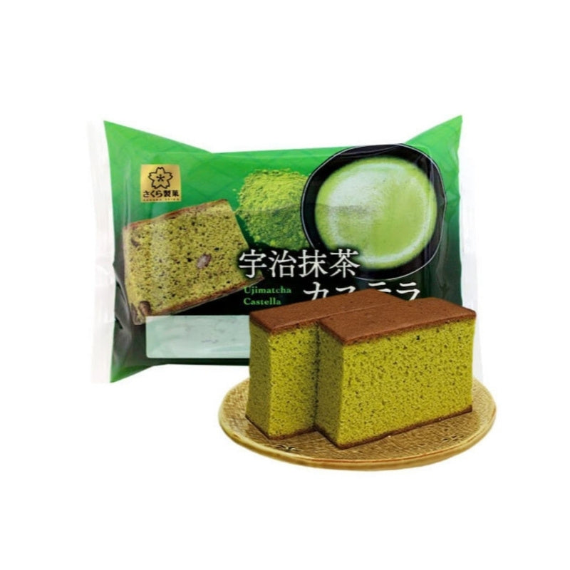 Castella Uji Matcha-Kuchen