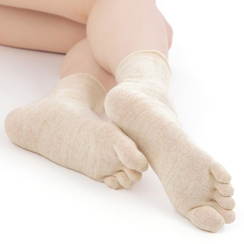 Japanische 5-Finger-Socken aus Naturfaser