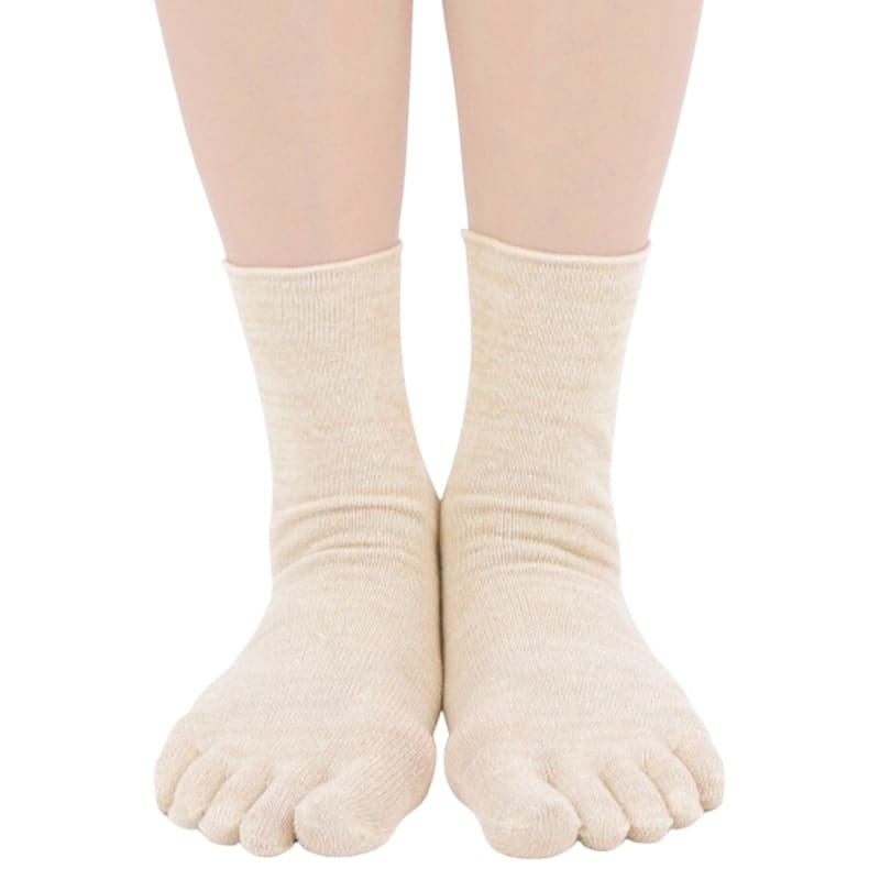 Japanische 5-Finger-Socken aus Naturfaser