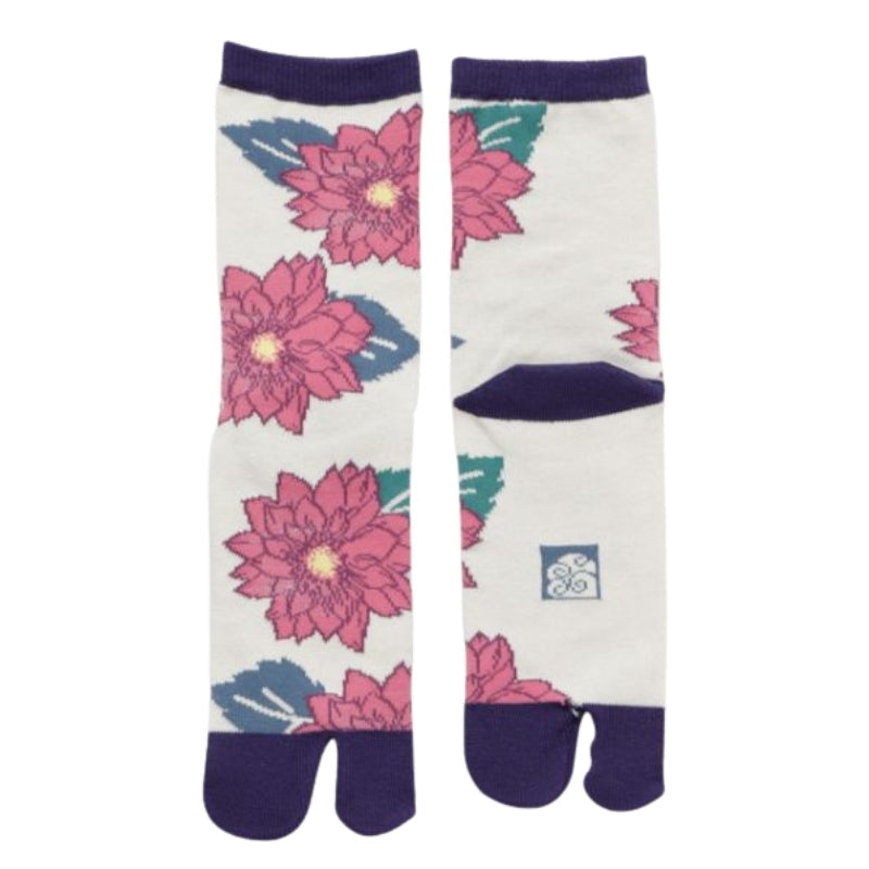 Chrysantheme Tabi Socken