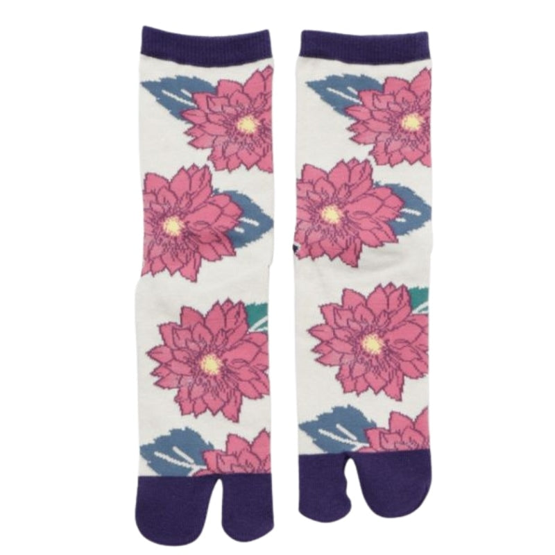 Chrysantheme Tabi Socken