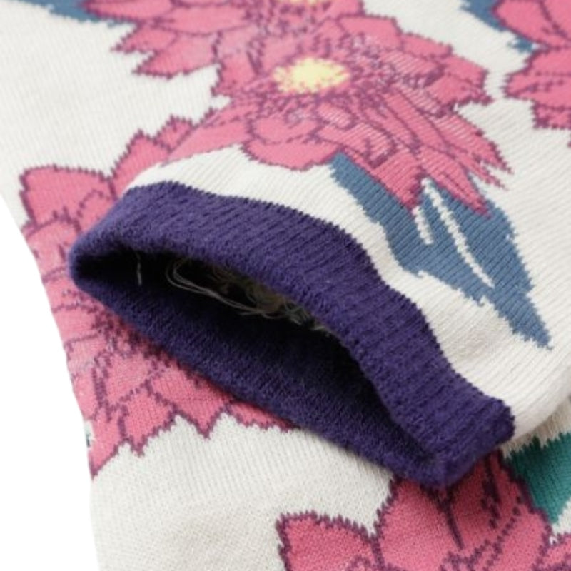 Chrysantheme Tabi Socken