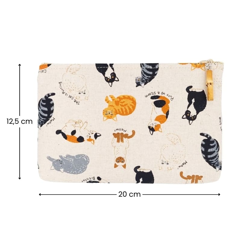 Clutch-Tasche - Japanische Katzen