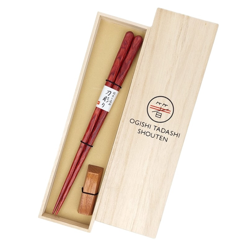 Japanisches Essstäbchen-Set Hokkaidō-Holz