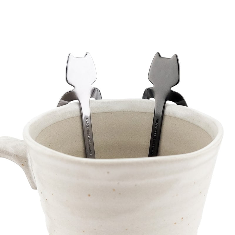 Japanischer Teelöffel Black Cat