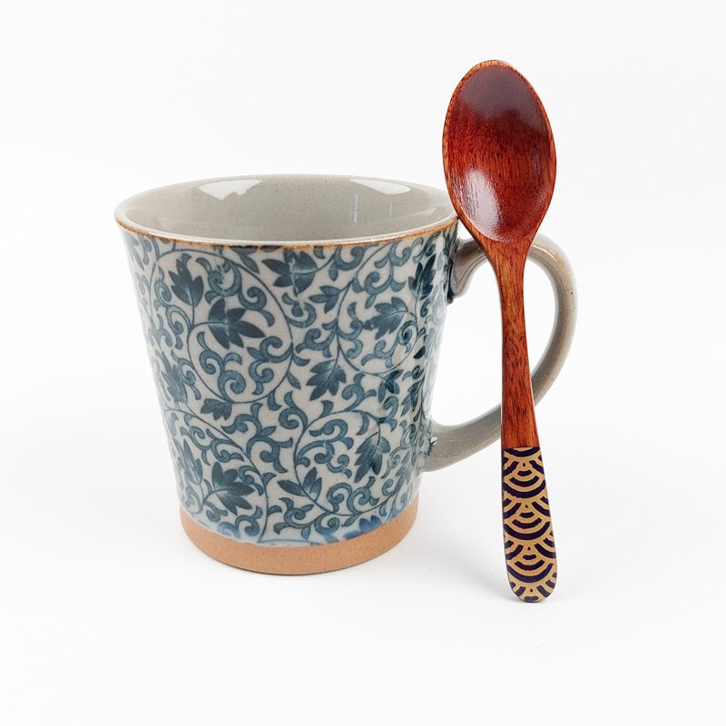 Japanischer Teelöffel Holz - Rot