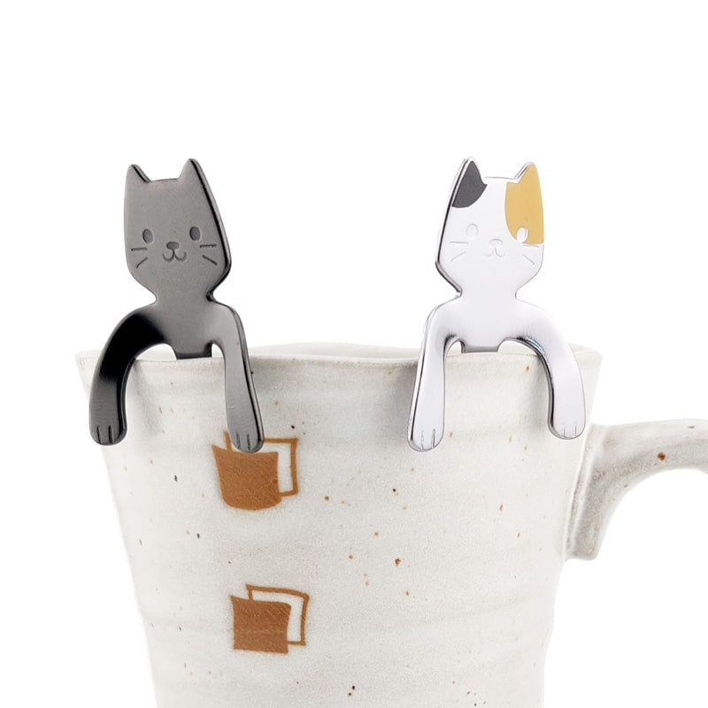 Japanischer Teelöffel Neko Cat