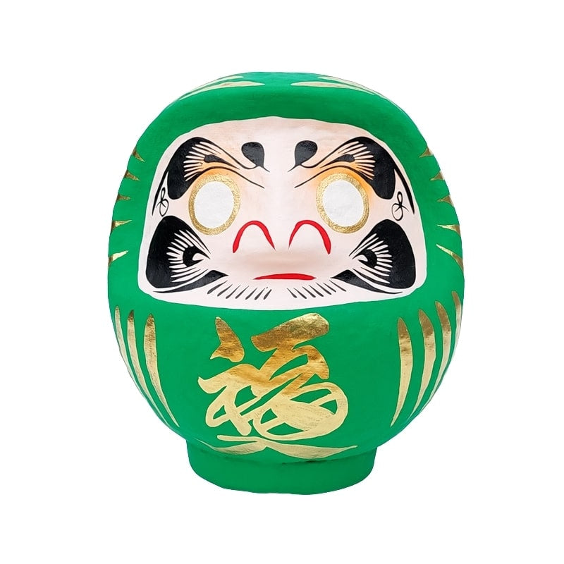 Daruma Japanisch Grün - 12 cm