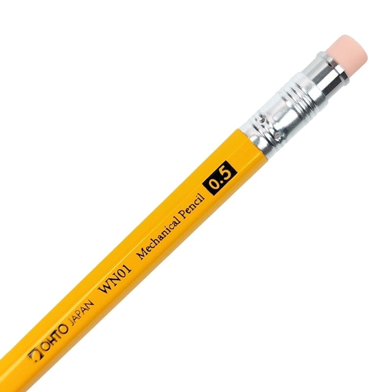 Druckbleistift Holz – OHTO 0,5 mm Gelb