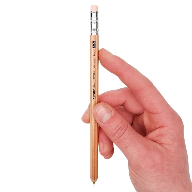 Druckbleistift Holz – OHTO 0,5 mm Natürlich