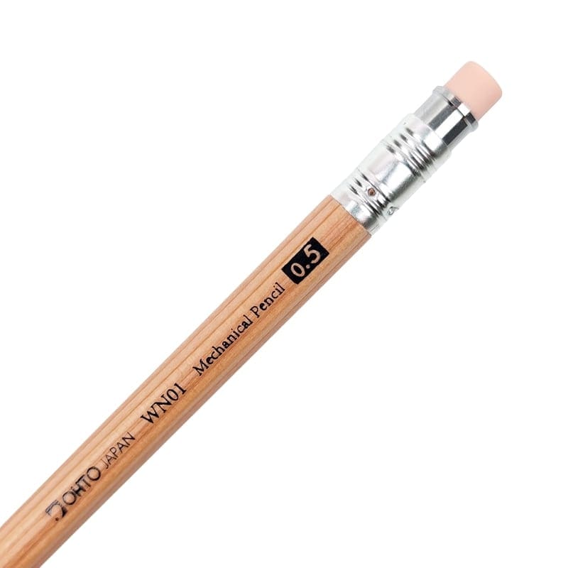 Druckbleistift Holz – OHTO 0,5 mm Natürlich