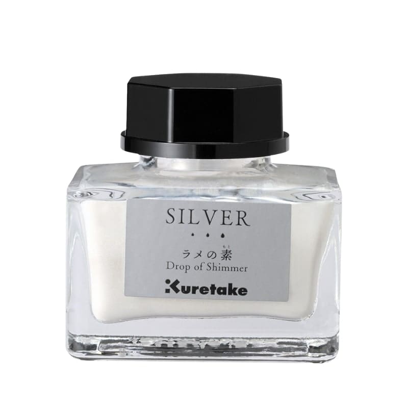 Kuretake Drop of Shimmer Tinte - Silber