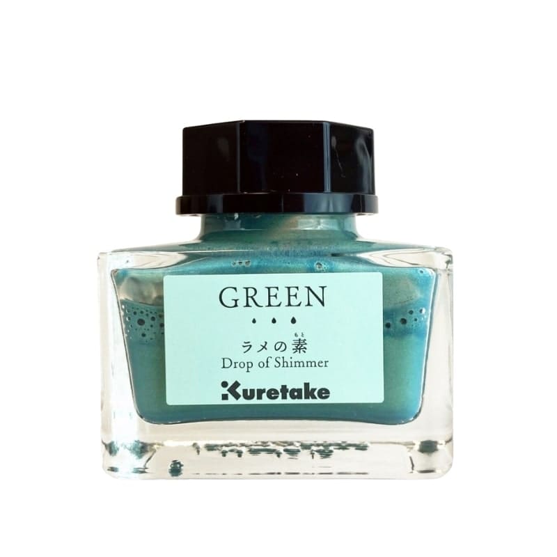 Kuretake Drop of Shimmer Tinte - Grün