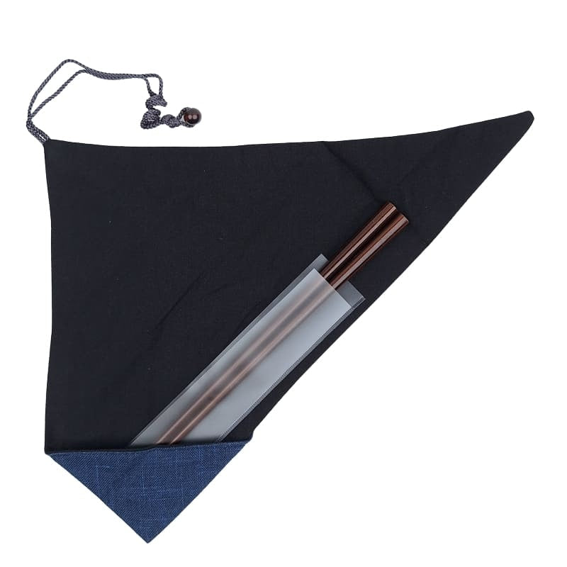 Étui à Baguettes Japonaises Bleu