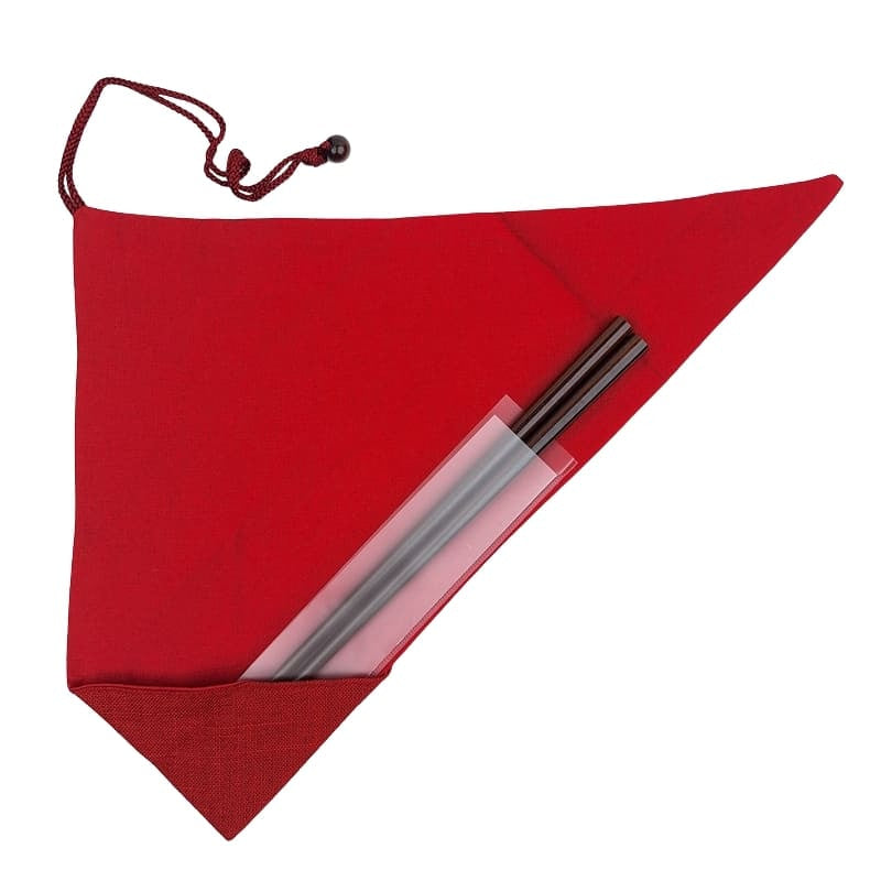 Étui à Baguettes Japonaises Rouge