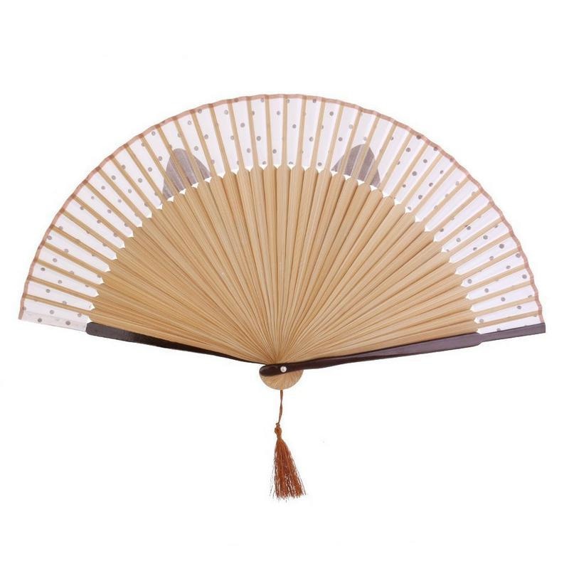 Fächer Aus Japan - Katze Beige