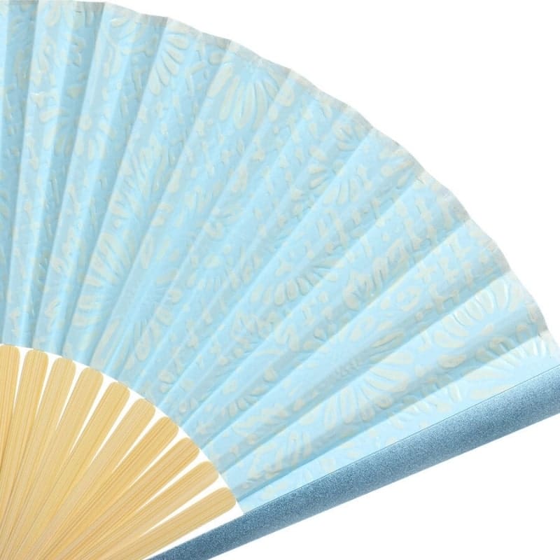 Fächer Japan - Marguerite Blau