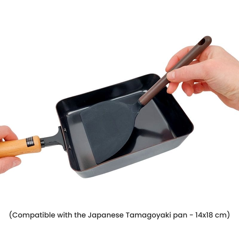 Flacher japanischer Pfannenwender - Tamagoyaki