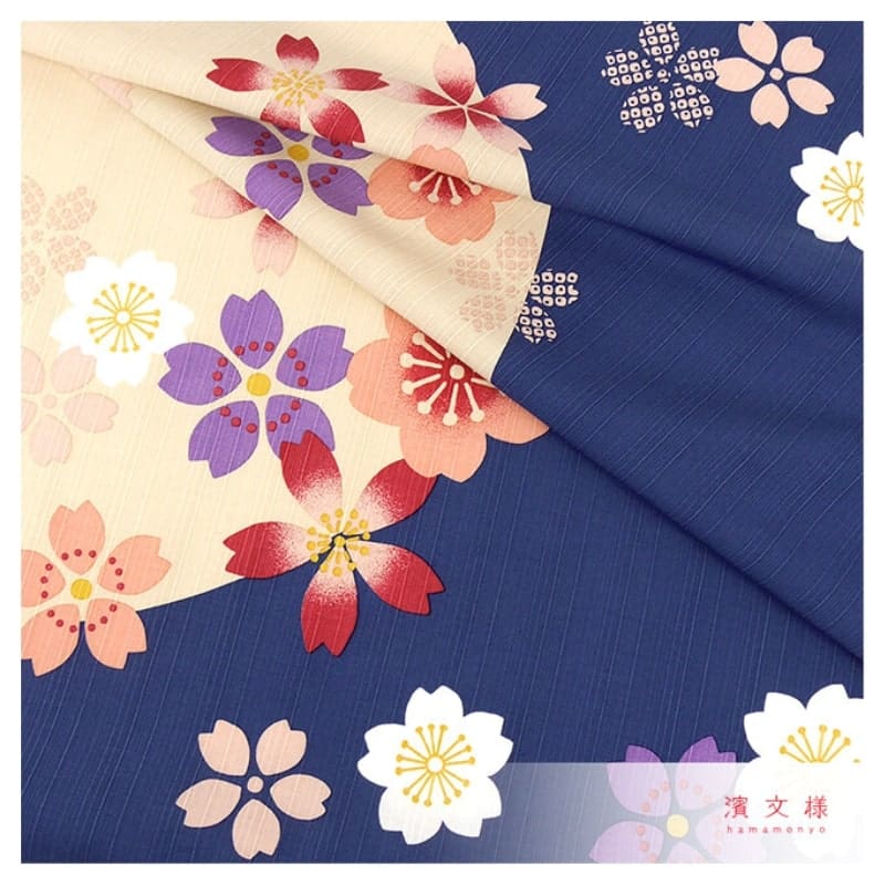 Furoshiki Japonais Shizuka Sakura - 90x90 cm - 90cm x 90cm