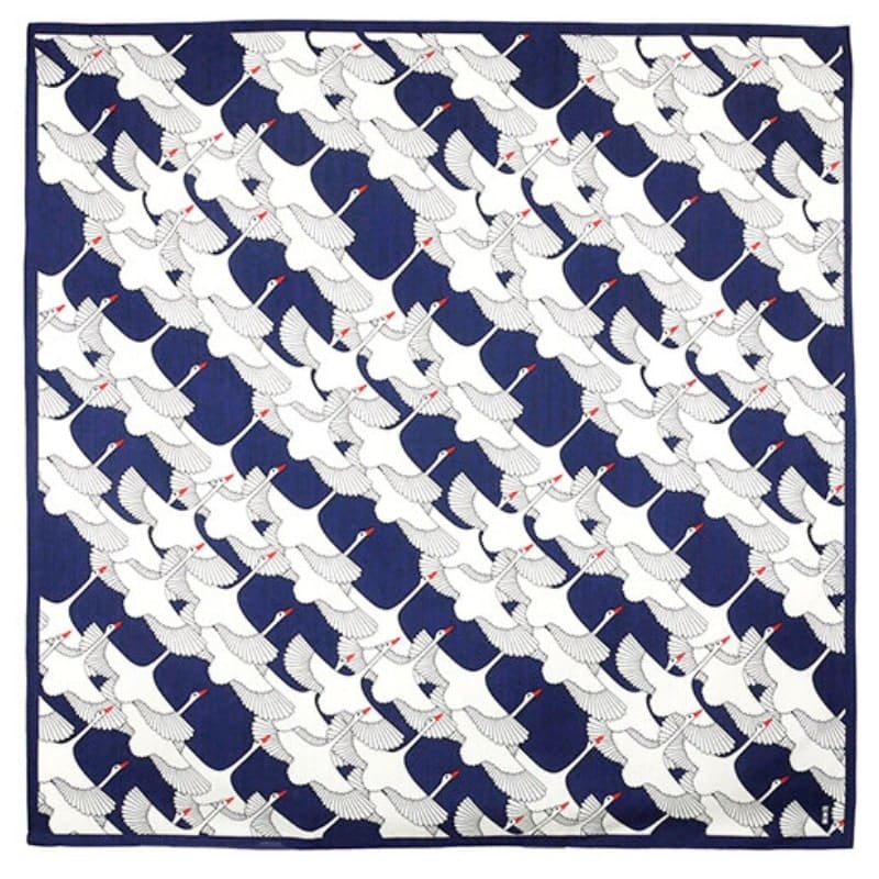 Furoshiki Japonais Shukuzuru - 90x90 cm - 90cm x 90cm