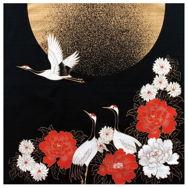 Furoshiki Tuch Kranich - 50x50 cm