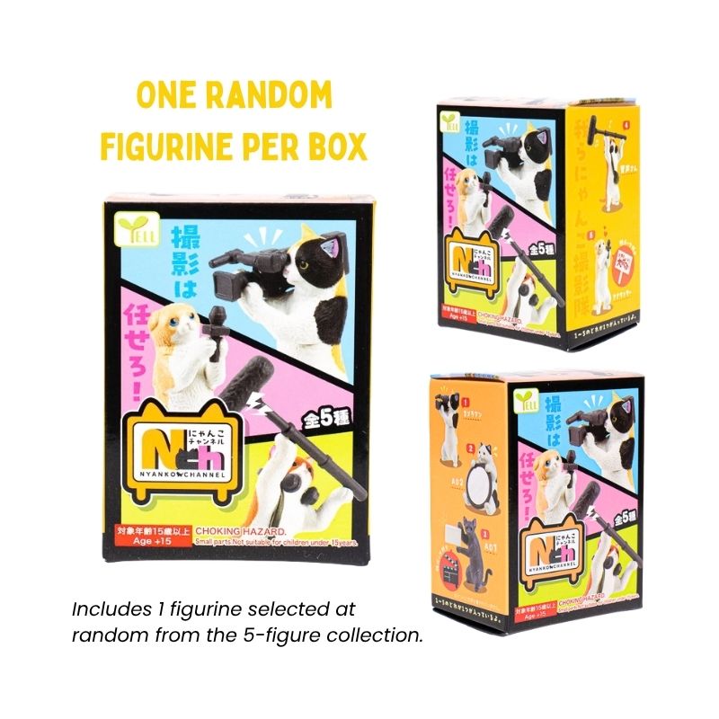 Gachapon Figur - Katzen-Filmcrew
