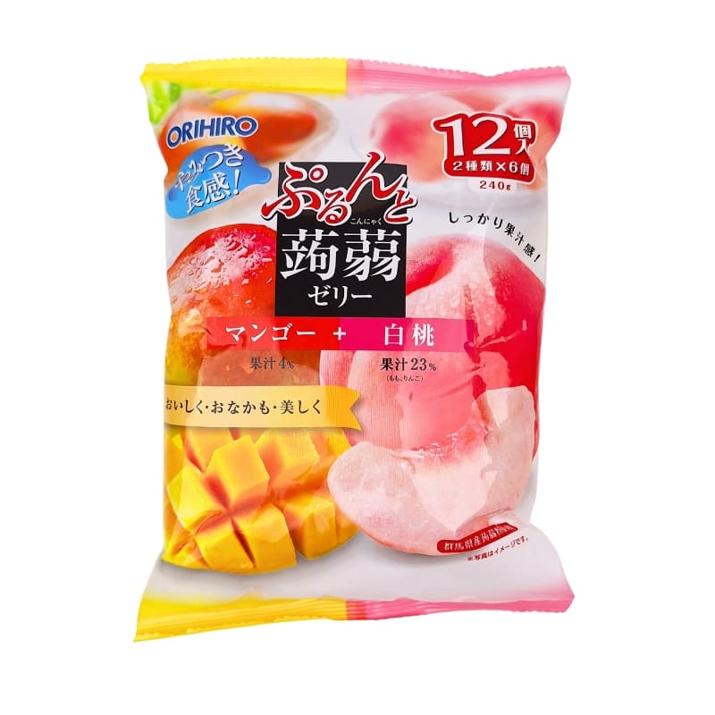 Gelée de Konjac Mangue & Pêche Orihiro