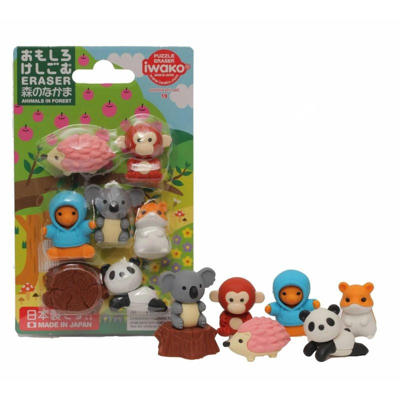 Japanischer Radiergummi Iwako Tiere