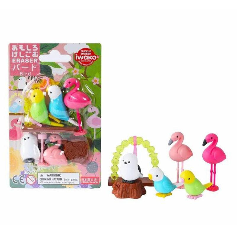 Japanischer Radiergummi Iwako Vögel