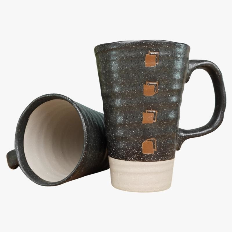 Japanische Becher - Schwarz