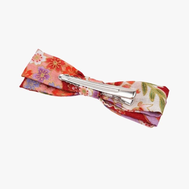 Große Japanische Haarspange Rot