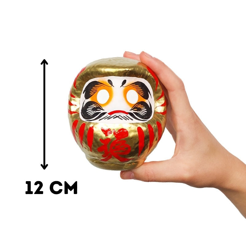 Großer Goldener Daruma 12 cm