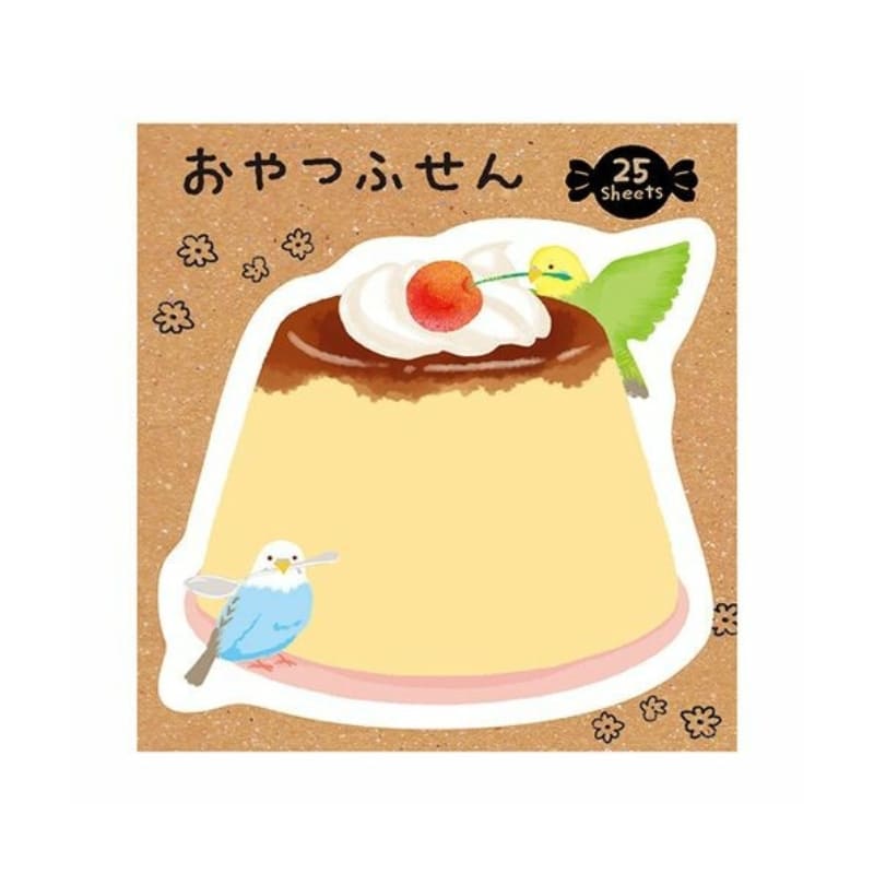 Haftnotizen Pudding & Vögel