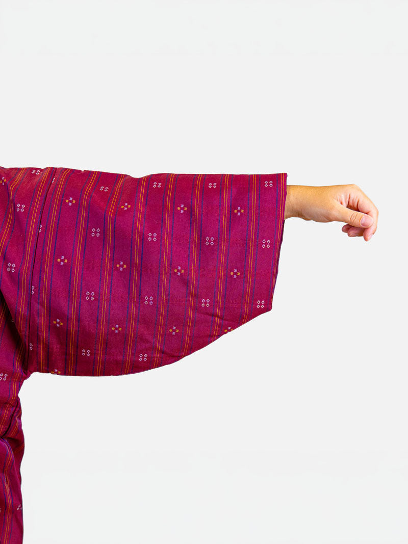 Hanten-Jacke Damen – Rosa Shima ni Hishi