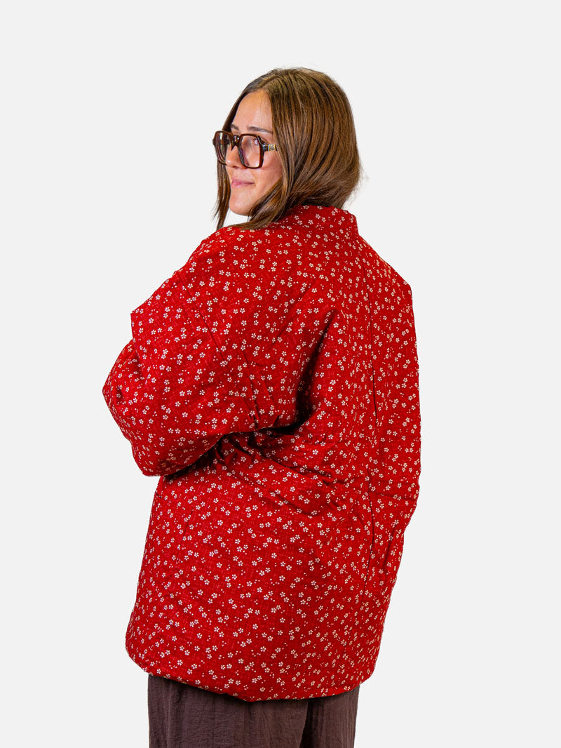 Hanten-Jacke Damen – Rote Sakura