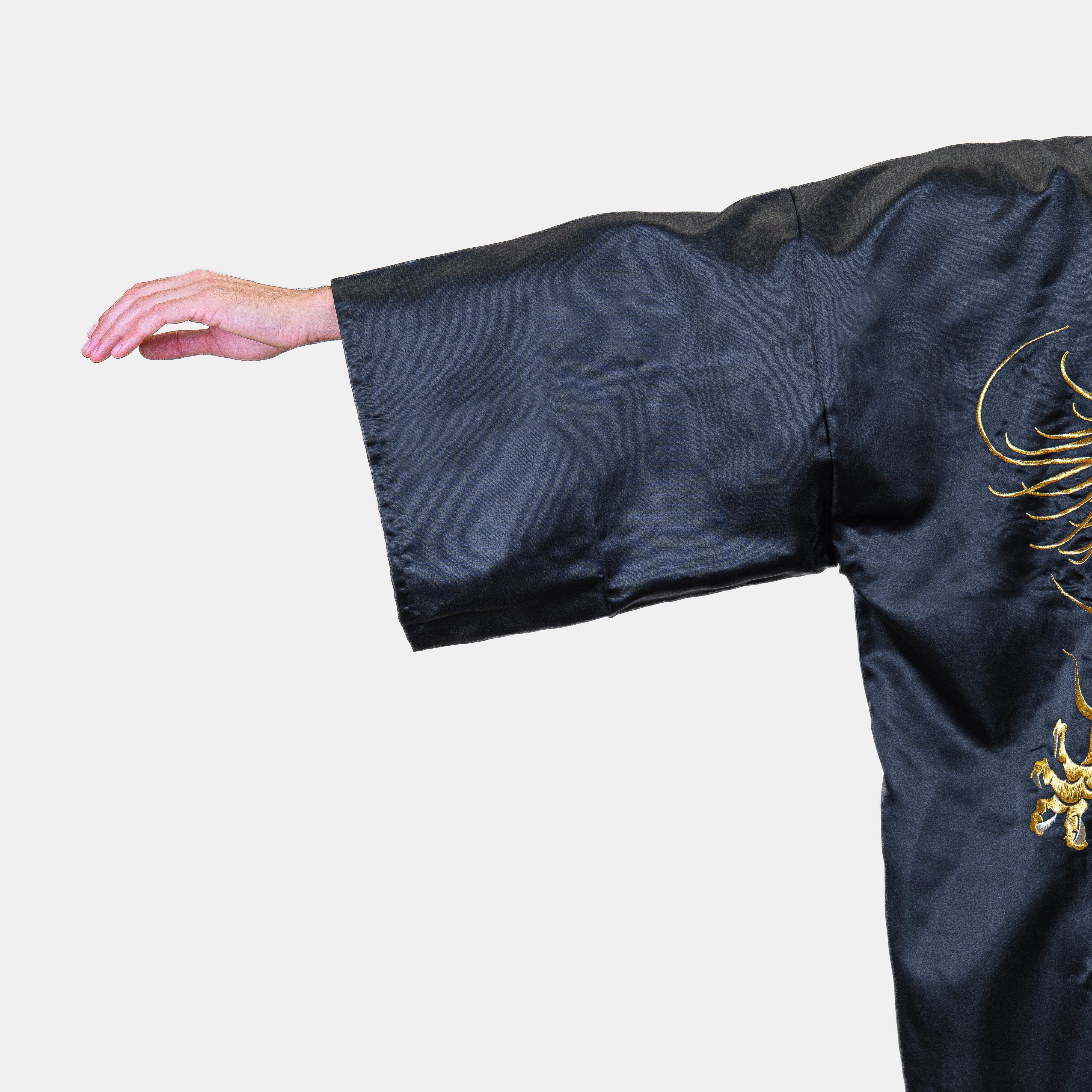 Happi-Kimono Herren Oversize – Goldener Drache