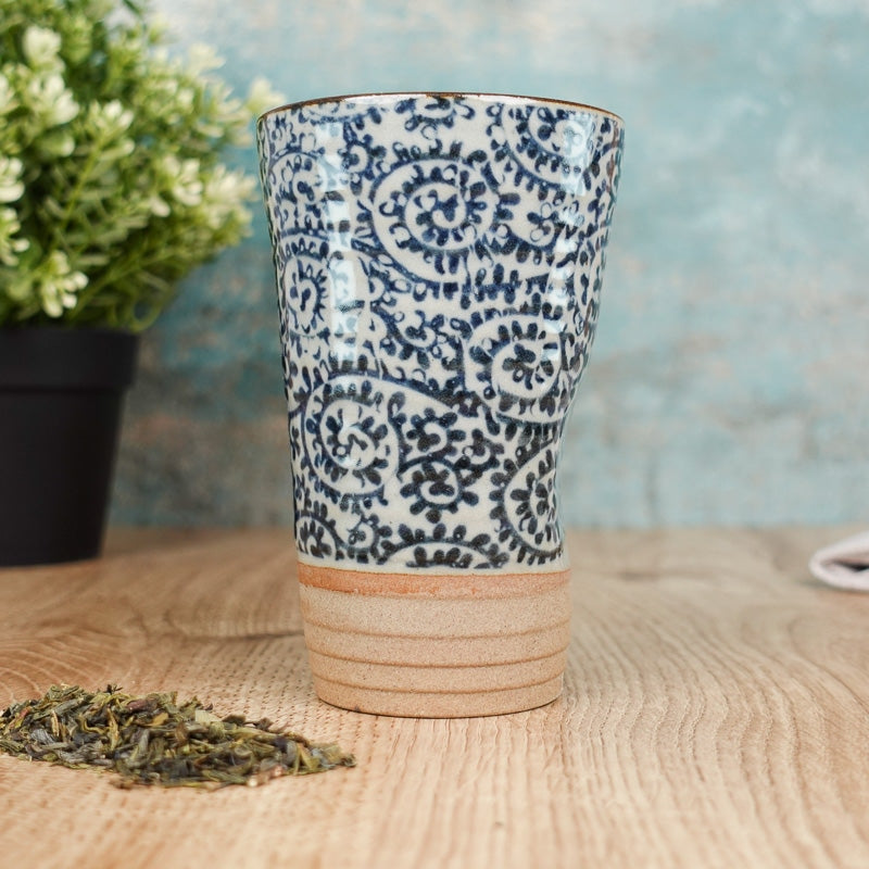 Hohe Tasse Japanisch - Blau