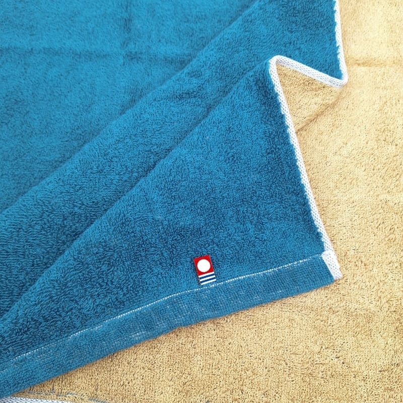 Imabari Badetuch - Zweifarbiges Blau