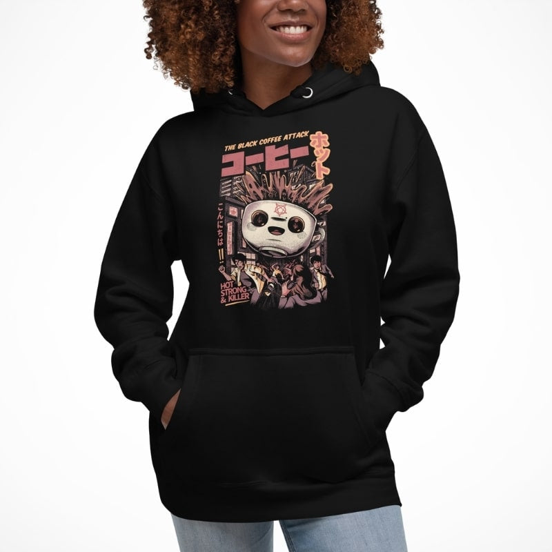 Japan Hoodie - Black Coffee