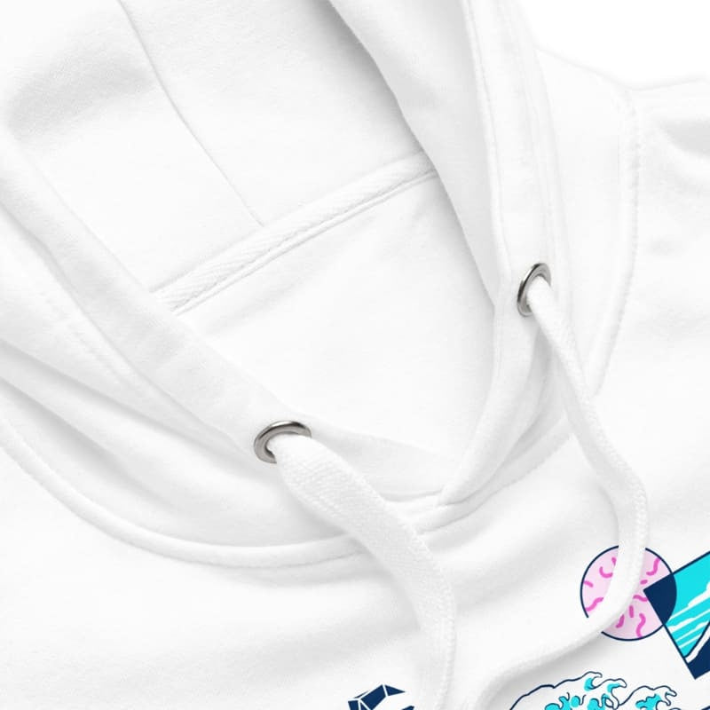 Japan Hoodie - Der große Teich von Kanagawa
