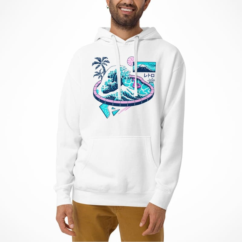 Japan Hoodie - Der große Teich von Kanagawa