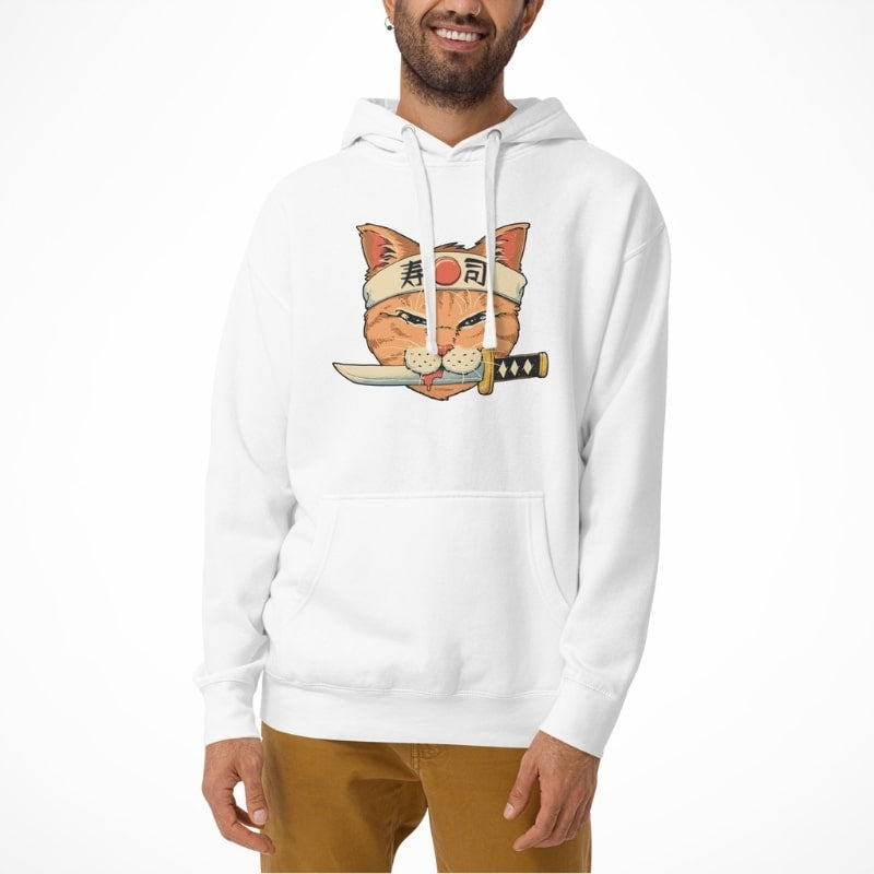 Japan Hoodie - Neko Sushi Katana