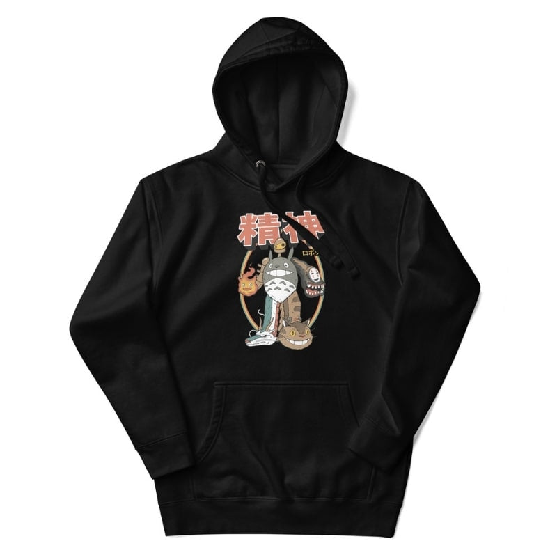 Japan Hoodie - Seishin S / Schwarz